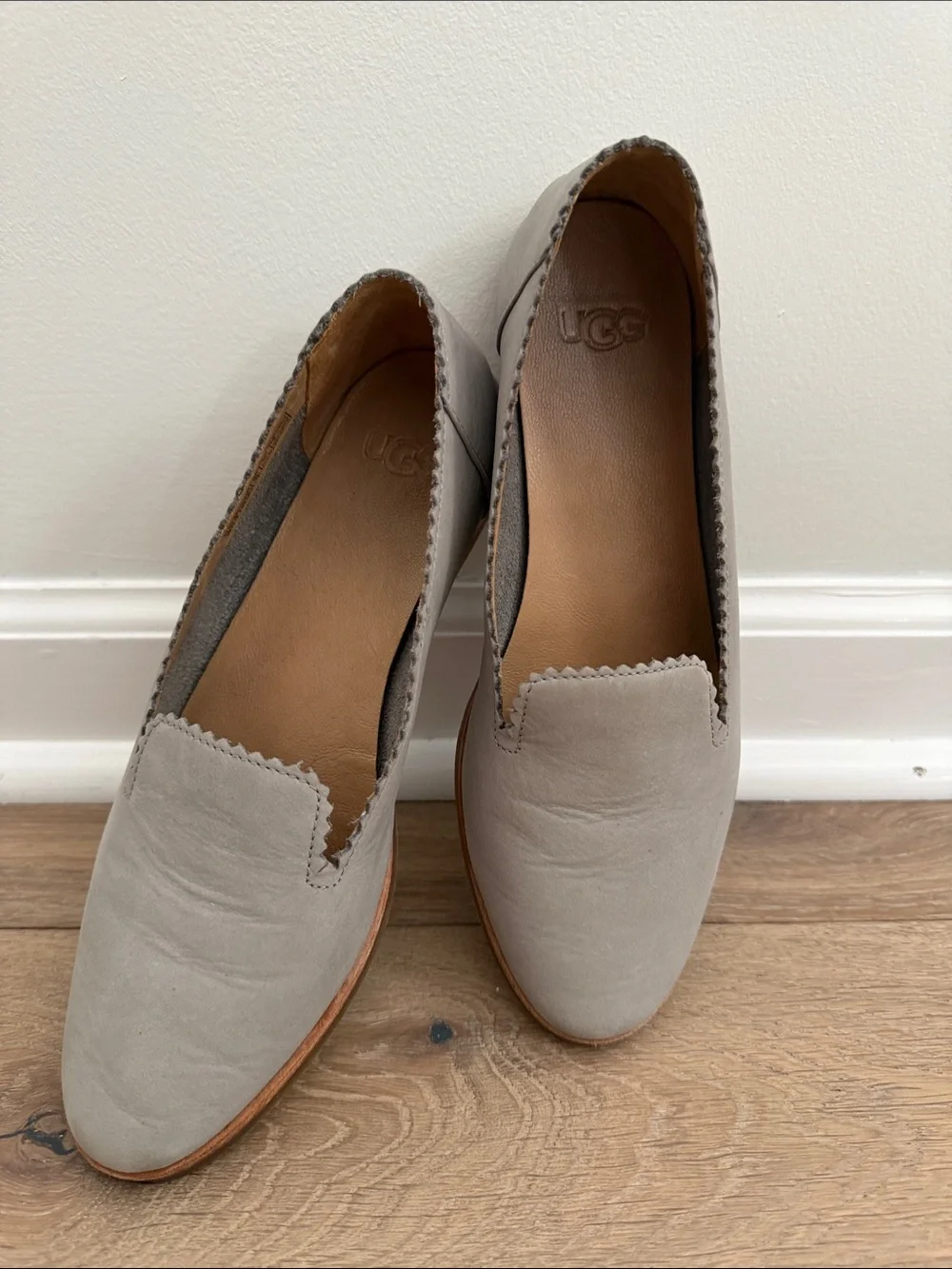 UGG leather slip